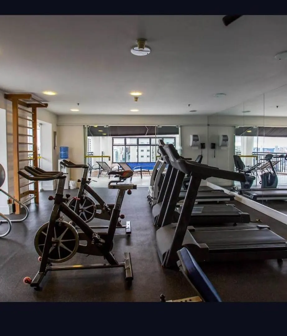 Flat Estaza Luxuoso Moema Ibirapuera Com Garagem Piscina 402 Hotel São Paulo
